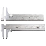 STARRETT 1025-6 Pocket Slide Caliper,6 In