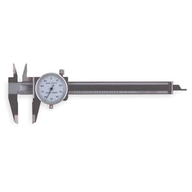 WESTWARD 6XU77 Dial Caliper,0-4 In,1.0 In Jaw