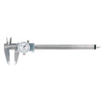 TESA BROWN & SHARPE 00589045 Dial Caliper,Stainless Steel,White