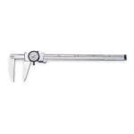 STARRETT 120B-12 Dial Caliper,12 In,3 In Jaws,White