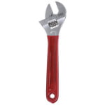 KLEIN TOOLS D507-8 Adj. Wrench,Plastic,Chrome,8"
