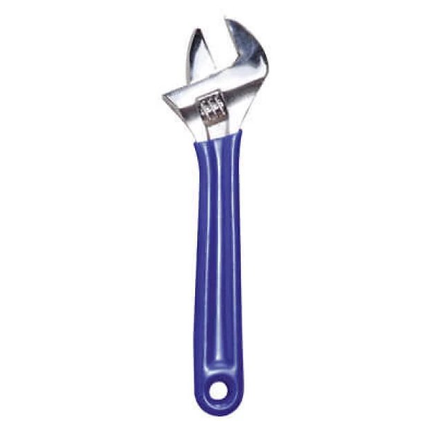 WESTWARD 1NYC4 Adj. Wrench,Steel,Chrome,10"