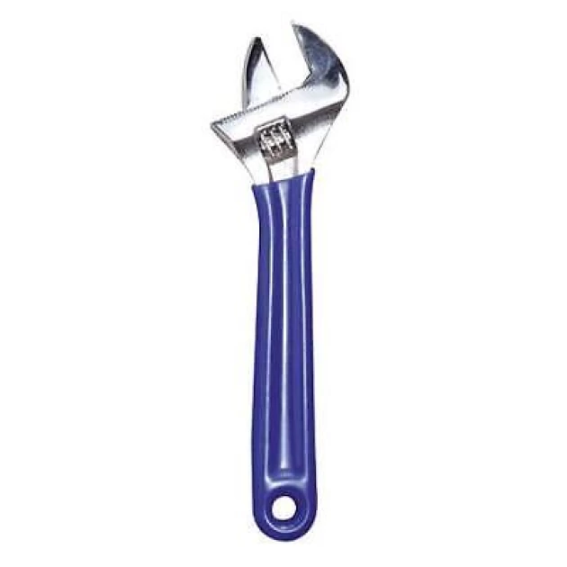 WESTWARD 1NYC4 Adj. Wrench,Steel,Chrome,10" - Image 2