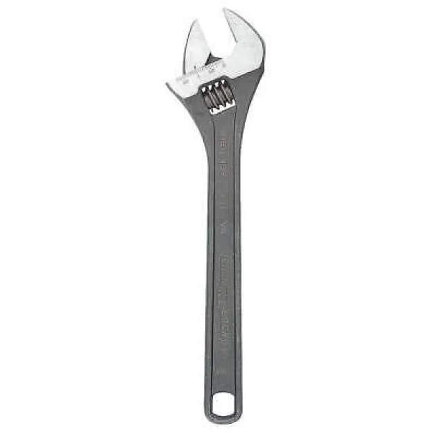 CHANNELLOCK 815N Adj. Wrench,Steel,Black Phosphate,15"