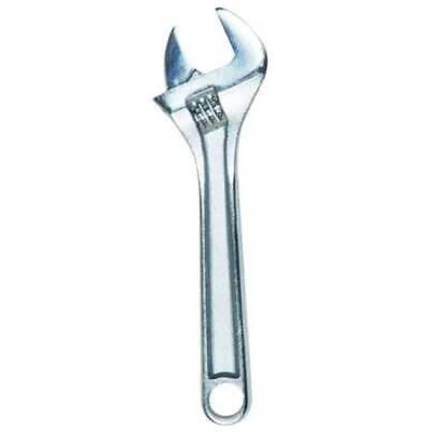 WESTWARD 1NYA6 Adj. Wrench,Steel,Chrome,15" - Image 2