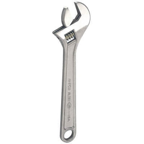 Shopping Cart 12 AMPCO W-73 Adj. Wrench,Aluminum Bronze,Natural,12"