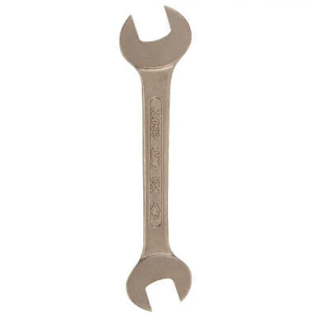 AMPCO WO-1/2X9/16 Open End Wrench,Strt,5-3/4",AlumnmBrz