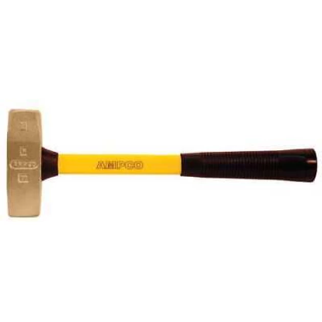 AMPCO H-17FG Dbl Face Engineers Hammer,Non-Spark,3 lb - Image 2