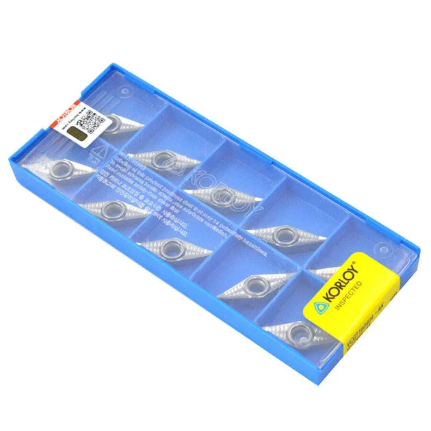 KORLOY VCGT160404-AK H01 Carbide Inserts CNC TOOL # - Image 3