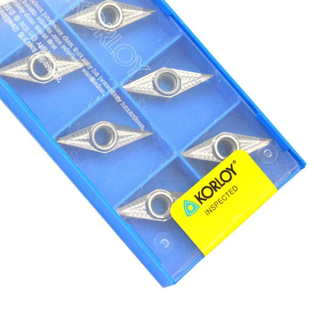 KORLOY VCGT160404-AK H01 Carbide Inserts CNC TOOL # - Image 4