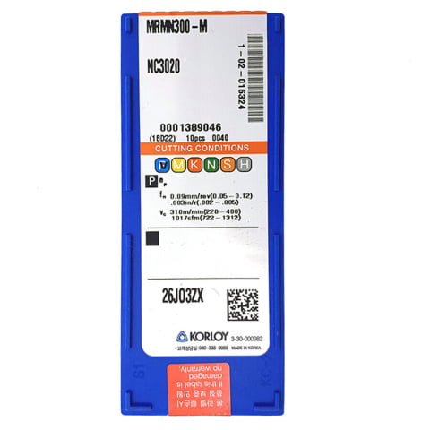 KORLOY  MRMN300-M NC3030 Carbide Inserts CNC #