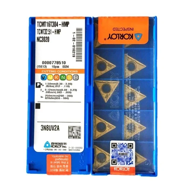 KORLOY TCMT16T308-HMP NC3020 Carbide Inserts CNC TOOL # - Image 4