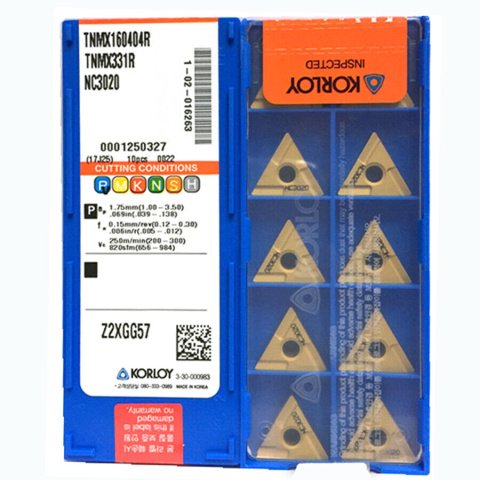 KORLOY TNMX160404R NC3020 Carbide Inserts CNC TOOL #