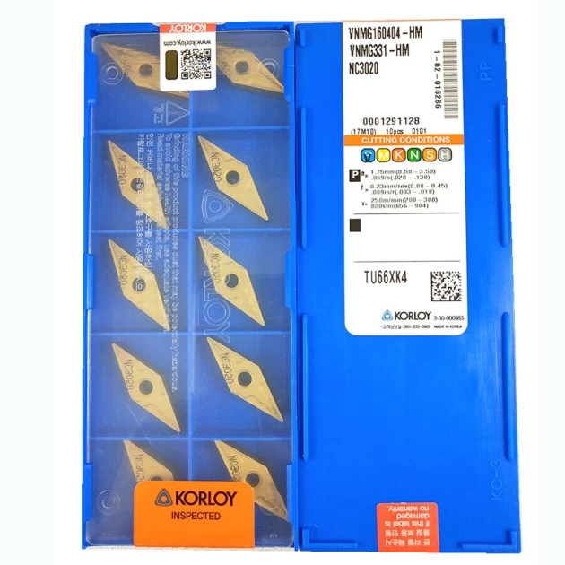 KORLOY CCMT120408-HMP NC3120 Carbide Inserts CNC TOOL #
