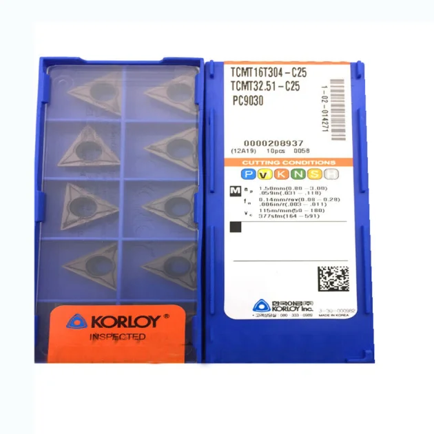 KORLOY  TCMT16T304-C25 PC9030 Carbide Inserts CNC TOOL # - Image 4