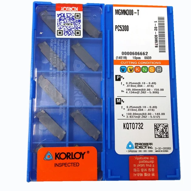 KORLOY MGMN300-T PC5300  Carbide Inserts CNC TOOL # - Image 4