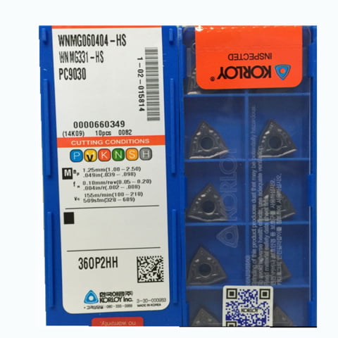KORLOY WNMG060404-HS PC9030 Carbide Inserts CNC TOOL #