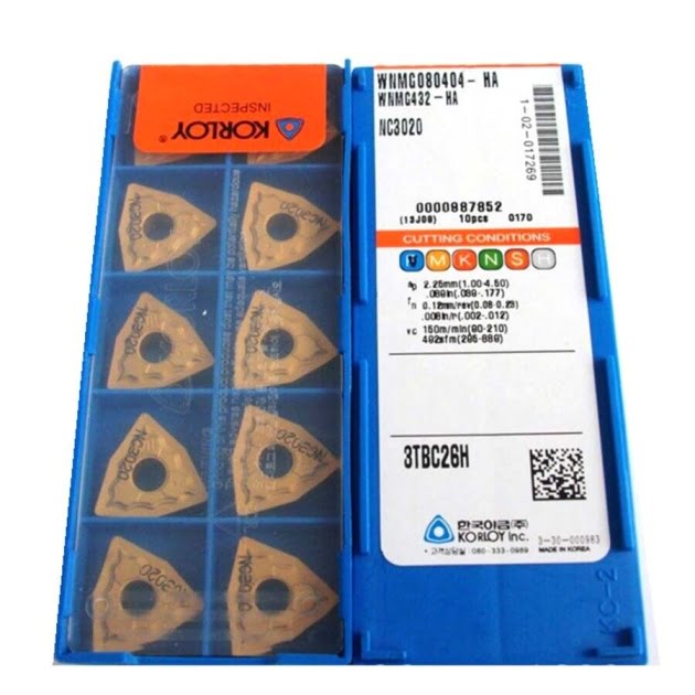 KORLOY WNMG080404-HA NC3020 Carbide Inserts CNC TOOL #