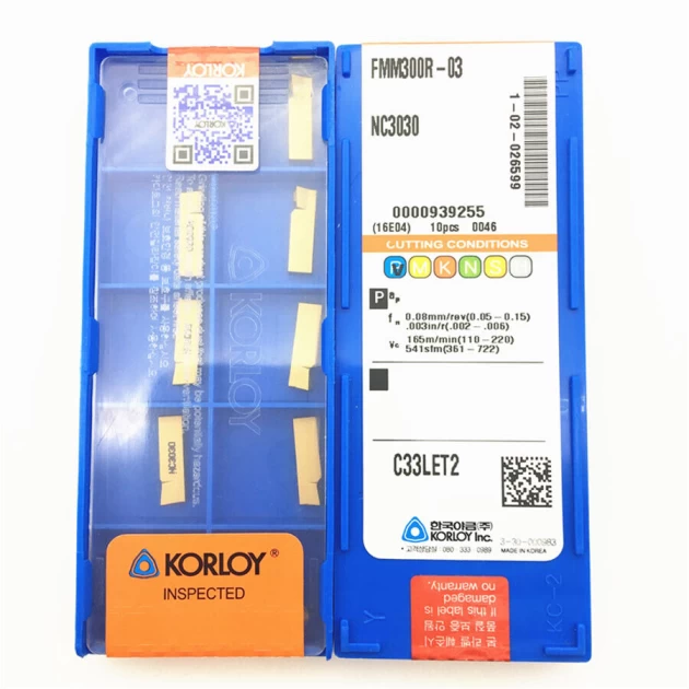 KORLOY  FMM300R-03 NC3030 Carbide Inserts CNC TOOL #