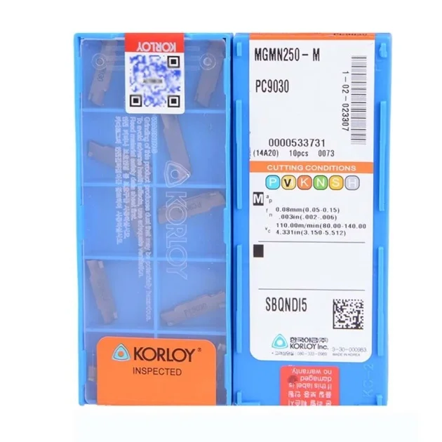 KORLOY MRMN250-M PC9030 Carbide Inserts CNC TOOL #