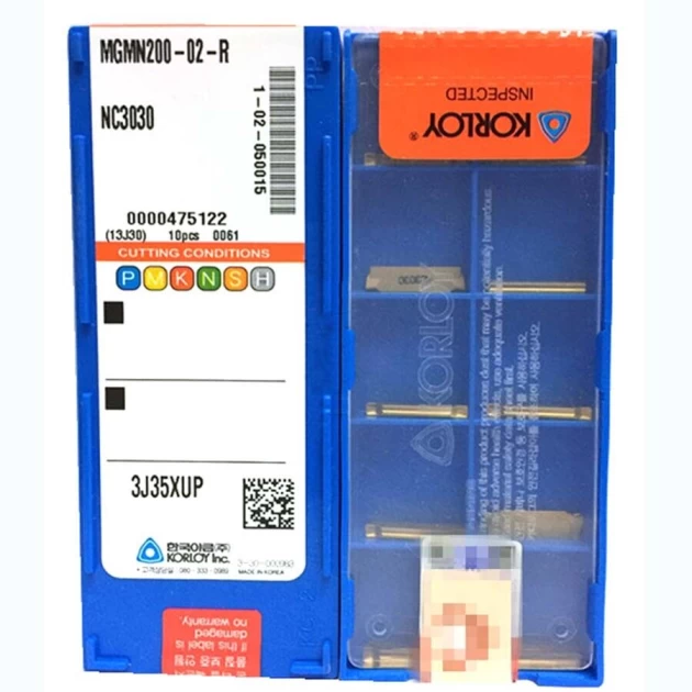 KORLOY MGMN200-02-R NC3030 Carbide Inserts CNC TOOL #