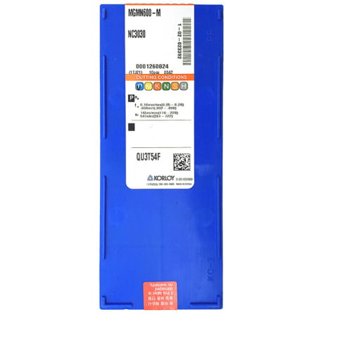 KORLOY MGMN600-M NC3030 Carbide Inserts CNC TOOL #