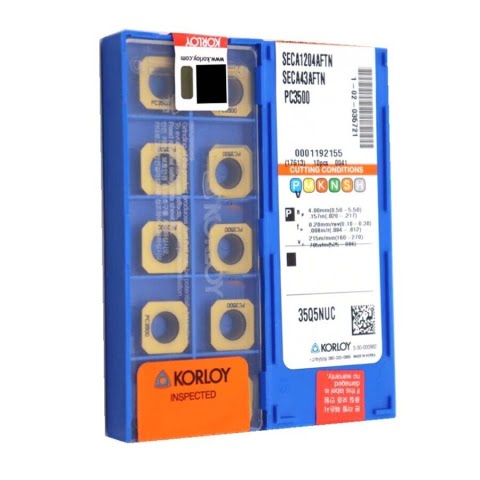 KORLOY SECA1204AFTN PC3500 Carbide Inserts CNC TOOL #
