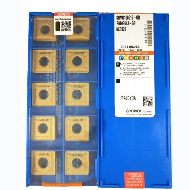 KORLOY SNMG190612-GR NC3020 Carbide Inserts CNC TOOL # - Image 4